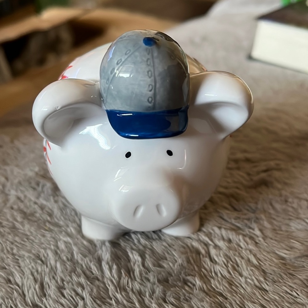 NWT Russ baseball piggy bank